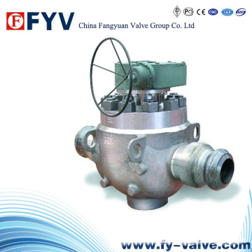 Top Entry Trunnion Mounted Ball Valve with Gearbox